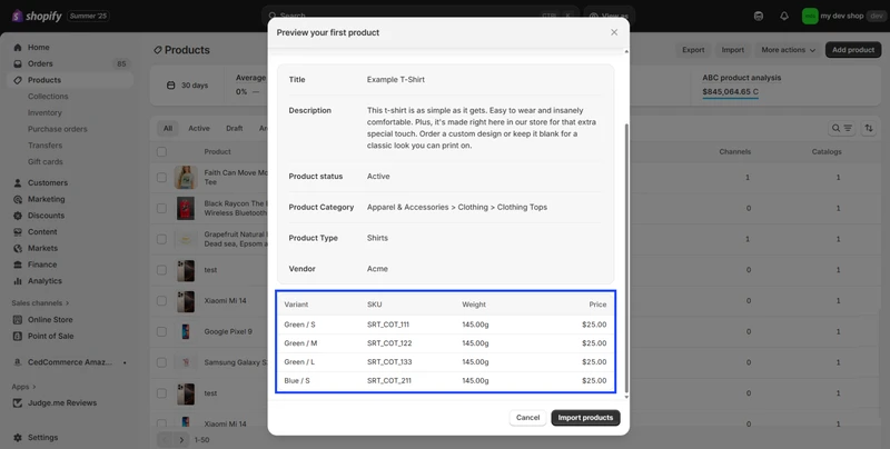 how to bulk edit variants in shopify