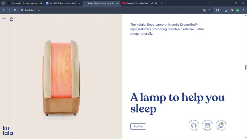 One Product Shopify Store Example Kulala Land one product shopify store example Kulala Land