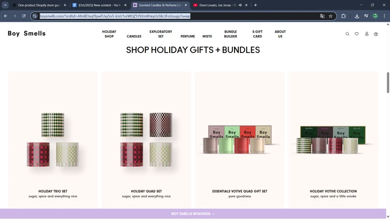 One Product Store Shopify Boy Smells one product store shopify Boy Smells