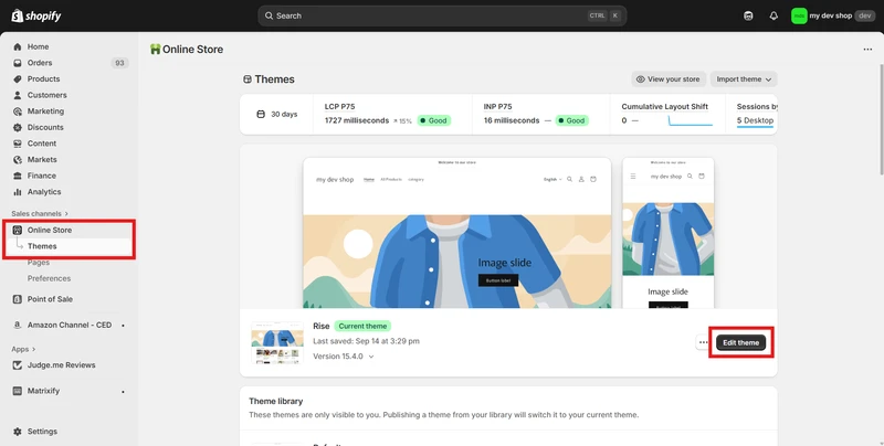Publish metafields to your Shopify storefront
