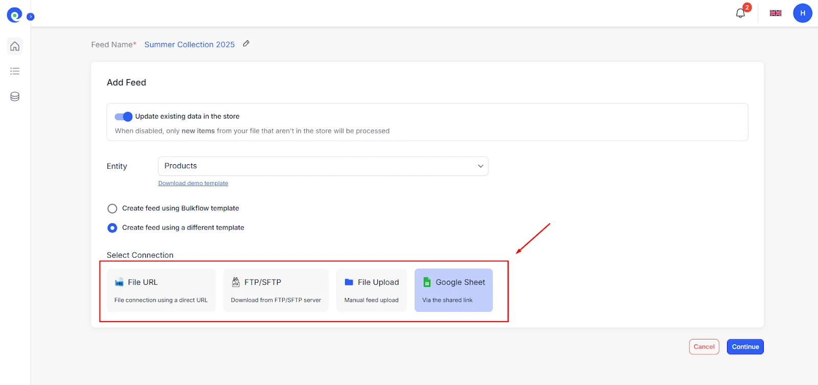 Shopify Product Import: How to Bulk Import Products on Shopify in 2025 Shopify import connection methods