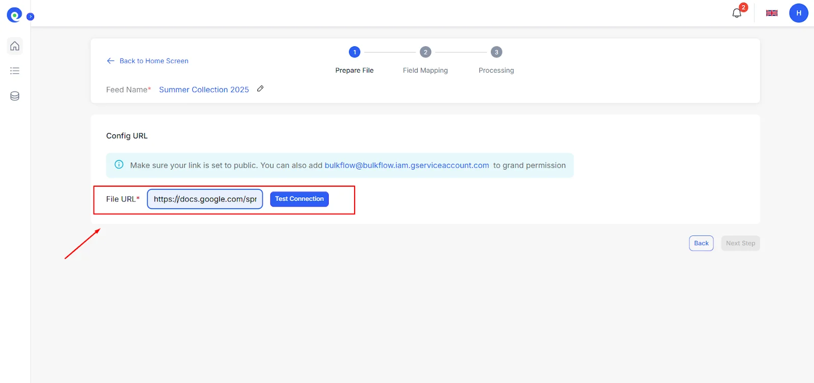 Shopify Product Import: How to Bulk Import Products on Shopify in 2025 Add product import file to BulkFlow
