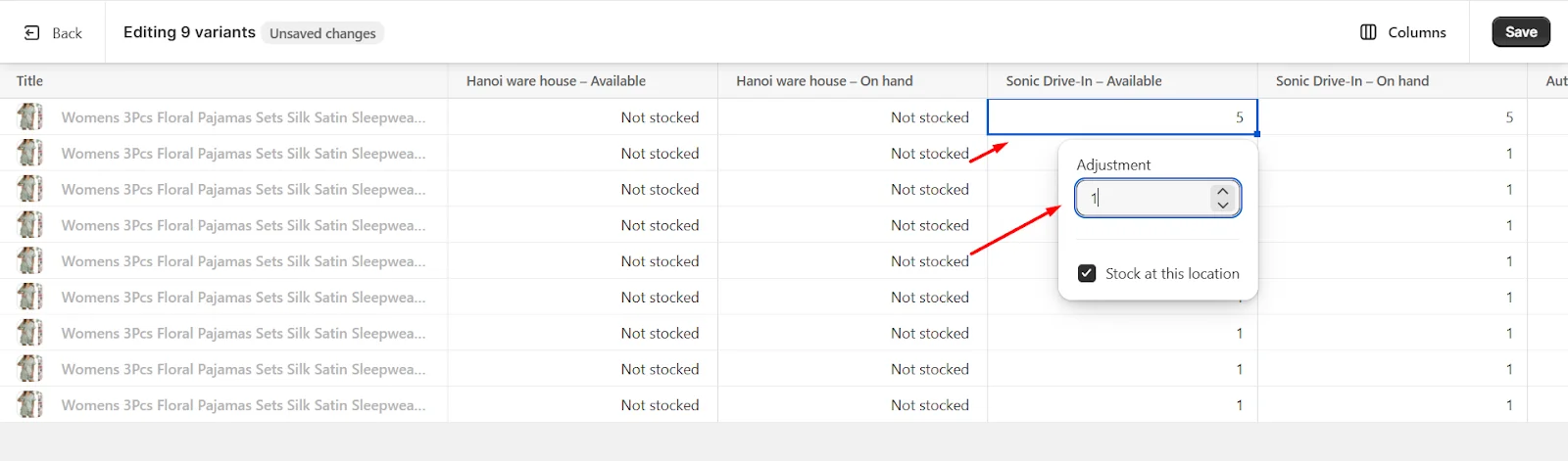 Shopify Bulk Edit Inventory Made Easy: Step-by-Step Guide Bulk editor for a product's variants