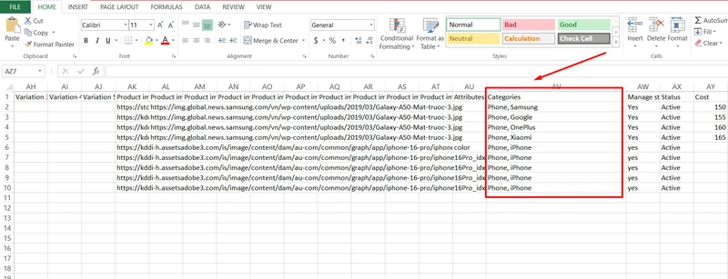 export shopify collections