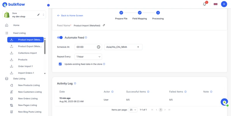 shopify import metafields