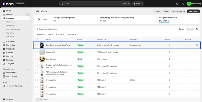 shopify bulk import metafields