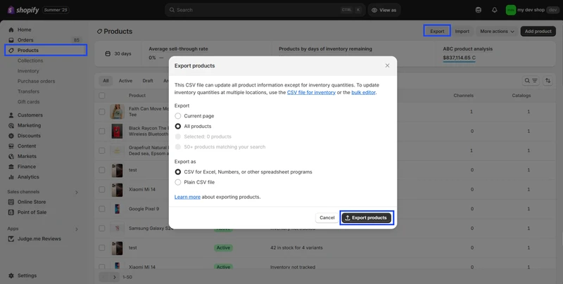 bulk edit tags shopify