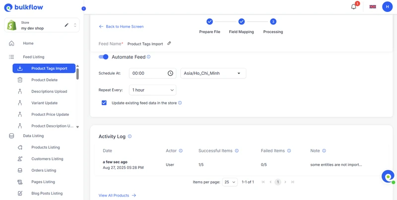 how to bulk edit tags in shopify