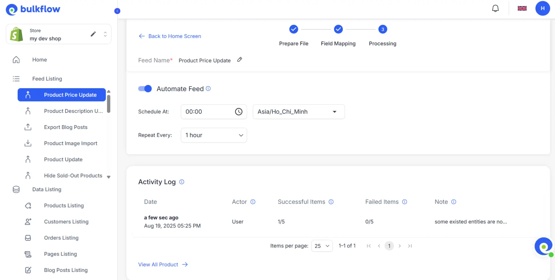 shopify bulk edit prices