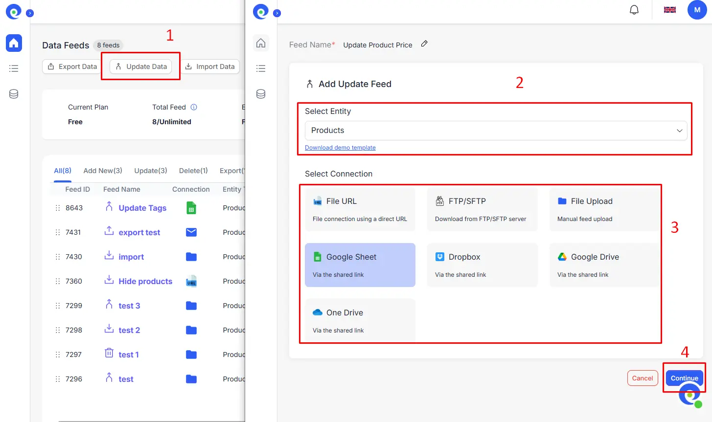shopify bulk price change