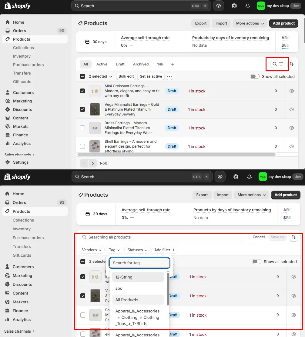 shopify bulk edit price
