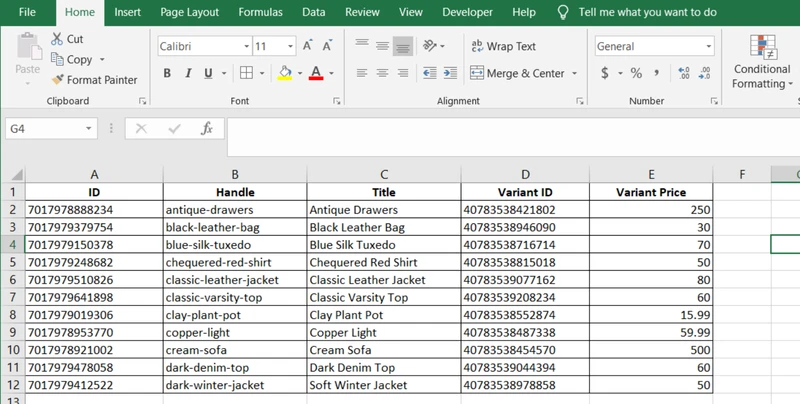 bulk edit prices shopify
