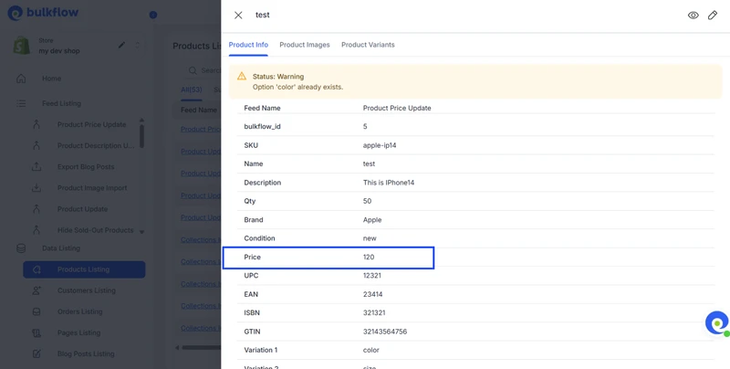 bulk edit prices shopify
