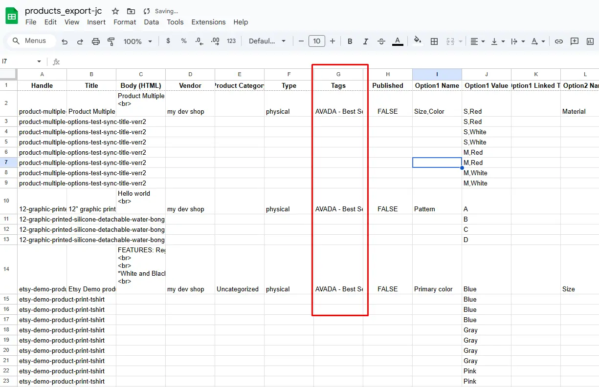 shopify add tags in bulk