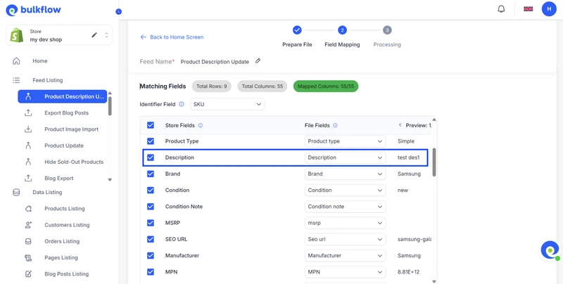 bulk edit product descriptions shopify