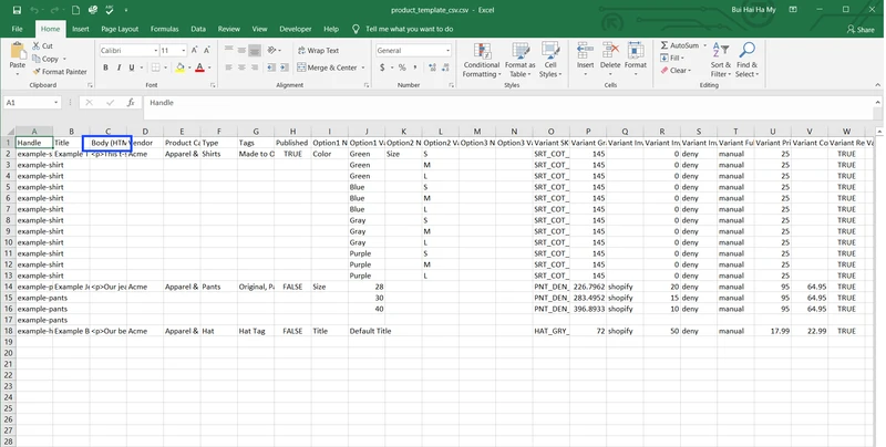 bulk edit product descriptions shopify