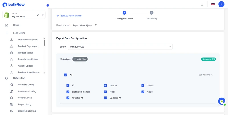 Migrate Shopify Metaobjects efficiently.