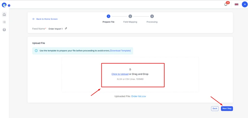shopify import orders csv