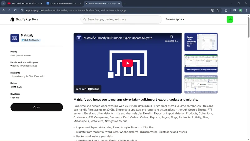 google sheets shopify integration