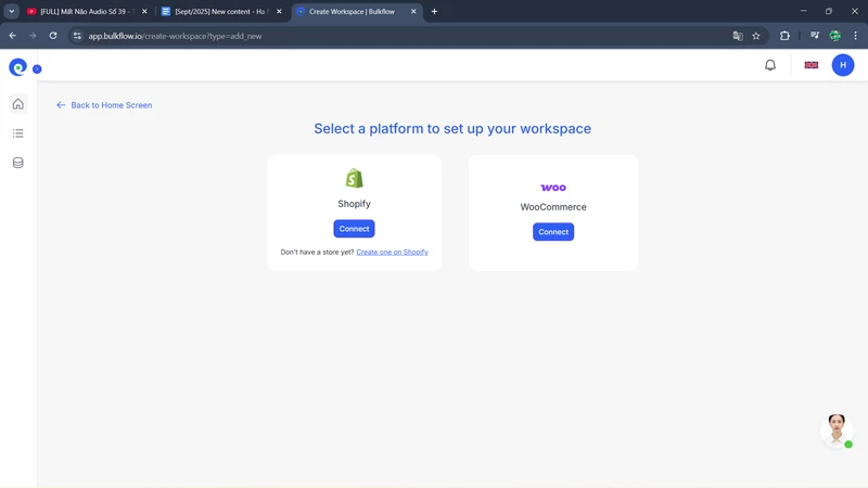 Connect your Shopify store to BulkFlow
