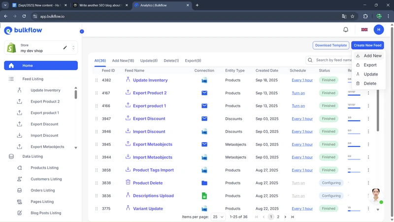 Shopify Import XML Files