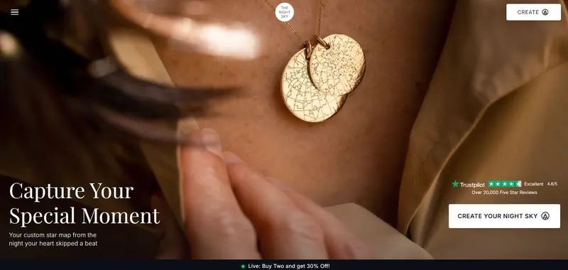 Example of The Night Sky