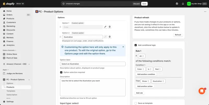 personalized products shopify