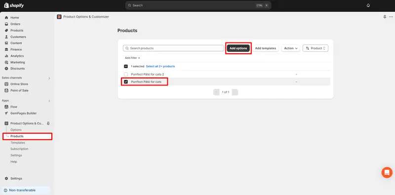 shopify customize product