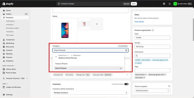 Product Taxonomy Shopify product taxonomy shopify